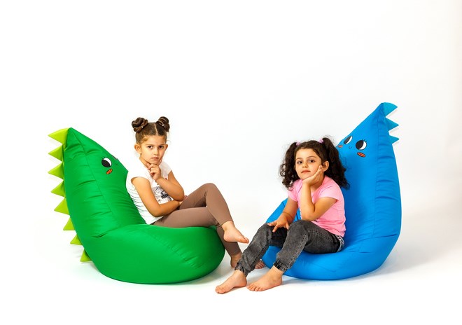 Pufa worek sako DRAGONEK zielony L 105x80 - obrazek 4