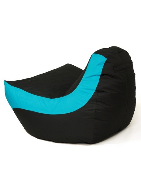 Pufa worek sako BOLID czarny-niebieski XXL 140x100 - obrazek 4