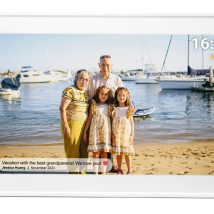 Denver PFF-1515W cyfrowa ramka na zdjęcia Biały 39,6 cm (15.6″) Ekran dotykowy Wi-Fi