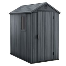 Domek narzędziowy ogrodowy KETER DARWIN 249350 4×6 grafitowy 125,8×184,5x205cm
