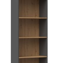 Regał R60 60x30xH182 antracyt/artisan