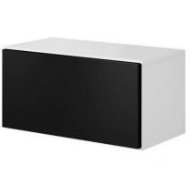 Regał ROCO RO3 75/37/39 biały/ biały/ czarny