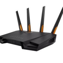 Router bezprzewodowy ASUS Wireless Router 4200 Mbps Mesh Wi-Fi 5 Wi-Fi 6 IEEE 802.11n USB 3.2 1 WAN 4×10/100/1000M Liczba anten 4 TUFGAMINGAX4200