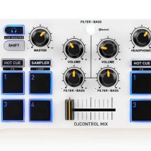 Hercules DJControl Control MIX Bluetooth Pour Smartphone et tablettes Android e 2 kan. Czarny, Biały, Żółty