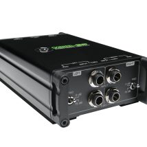 Pasywna skrzynka bezpośrednia Mackie MDB-2P na gitarę basową, pianino cyfrowe, gitarę, syntezator, czarna, 20-20000 Hz, 140000 Ohm, 0.002%