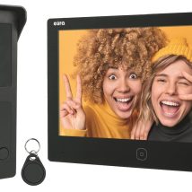 Wideodomofon EURA 2-żyłowy VDP-49A3-2TY czarny Tuya