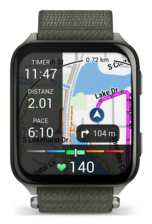 Zegarek sportowy Garmin Venu X1 AMOLED 51mm Moss/Zielony - obrazek 3