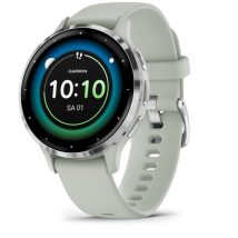 Zegarek sportowy Garmin Venu 3S AMOLED 41mm Srebrny