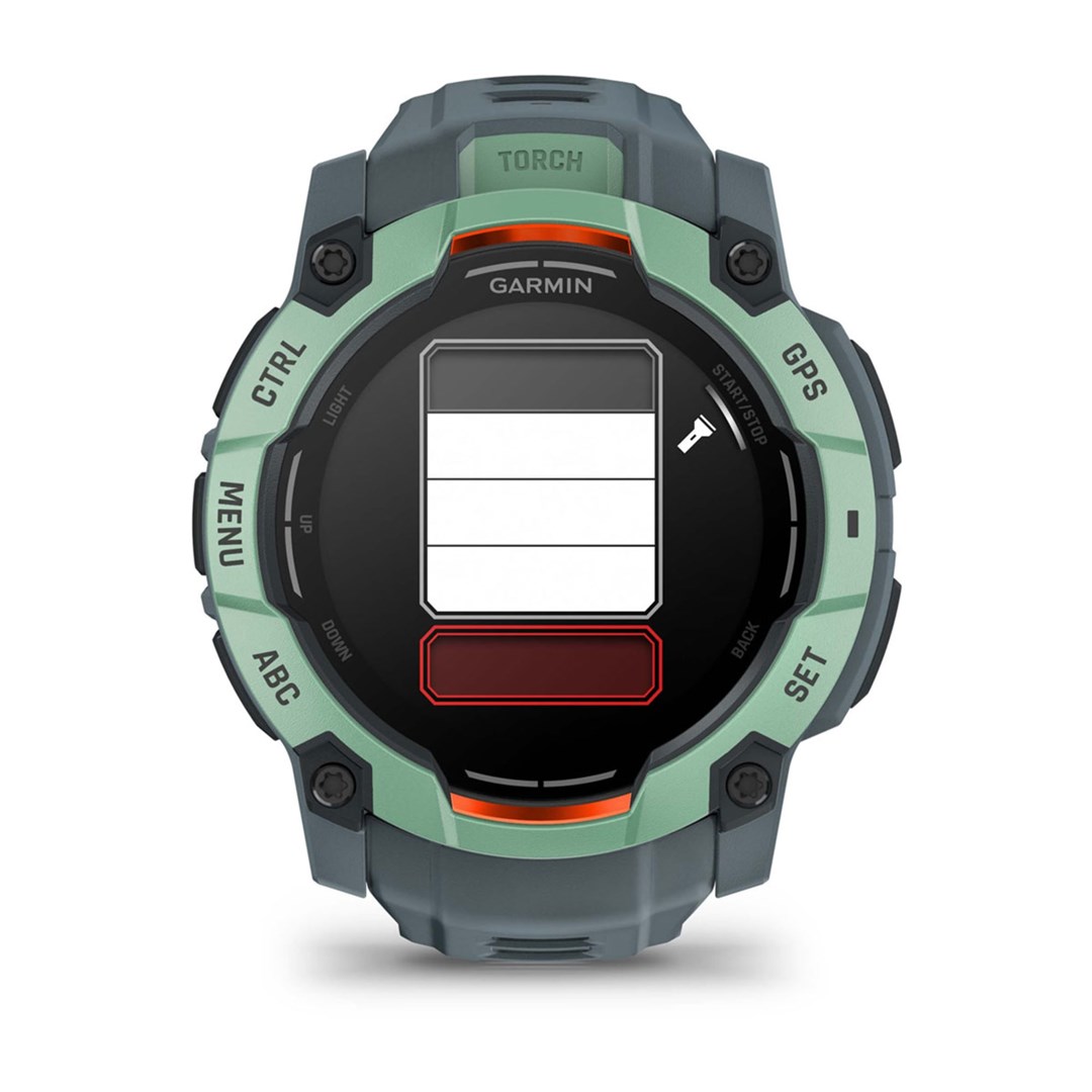 Zegarek sportowy Garmin Instinct 3 AMOLED 50mm Neotropic Twilight Zielony