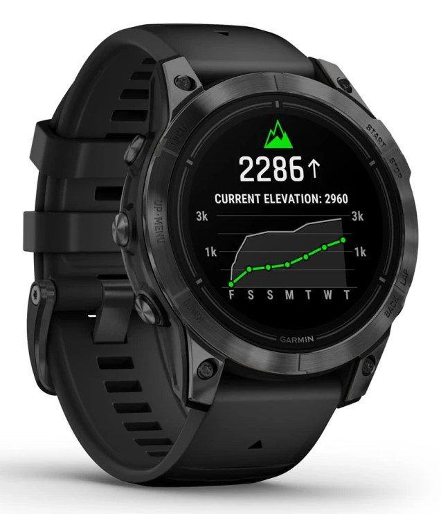 Zegarek sportowy Garmin EPIX PRO (GEN 2) AMOLED 47mm Slate Gray Black/Black Band - obrazek 4
