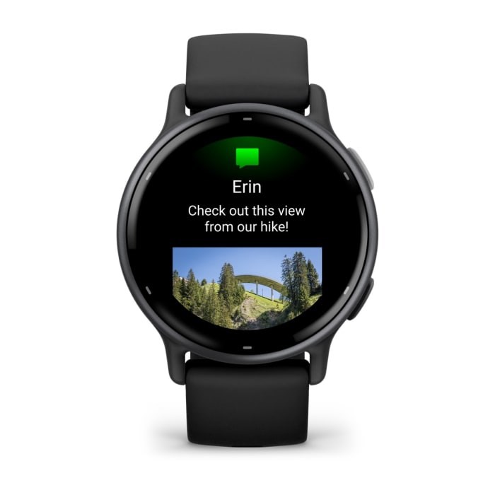 Zegarek sportowy Garmin Vivoactive 5 AMOLED 42mm Czarny - obrazek 3