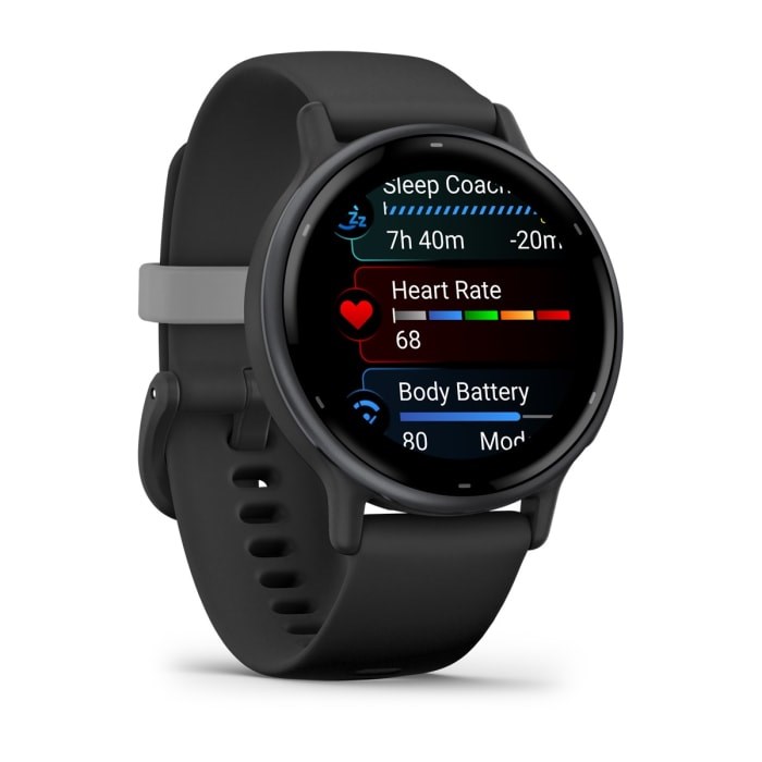 Zegarek sportowy Garmin Vivoactive 5 AMOLED 42mm Czarny - obrazek 4