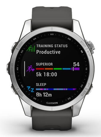 Garmin Fenix 7S sports watch, silver - obrazek 3