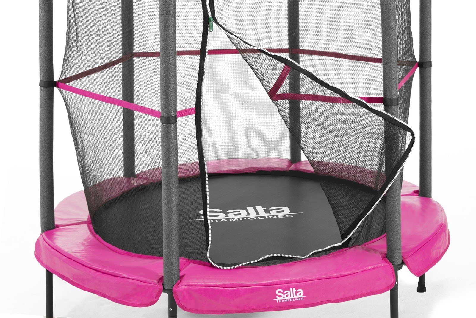 Salta Trampolina dziecięca -140cm różowa - obrazek 3