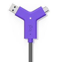 Logitech Swytch Nadajnik i odbiornik AV Czarny, Fioletowy