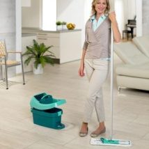 Wiadro z wyciskaczem do mopa Profi, na kółkach Leifheit