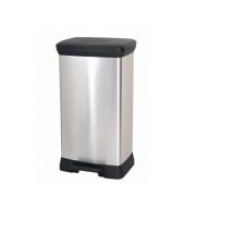 CURVER KOSZ NA ŚMIECI Z PEDAŁEM 50L /IML METALIZOWANY