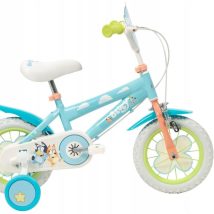 Rower dziecięcy TOIMSA Bluey 12″ Błękitno-limonkowy