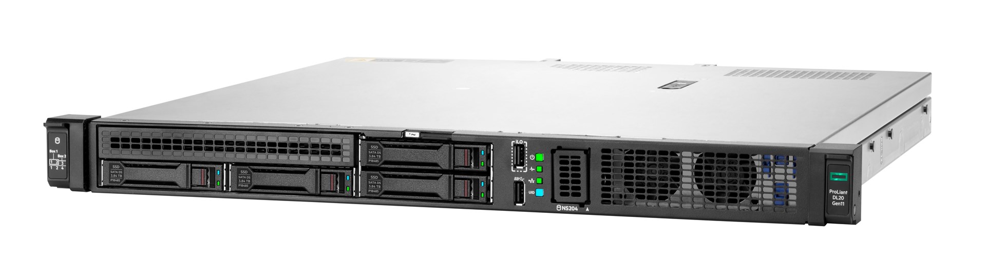 HPE ProLiant DL20 Gen11 E-2434 3.4GHz 4c 1P 32GB-U 4SFF 2x480GB SATA SSD 800W PS EU Server P78087-425 - obrazek 4