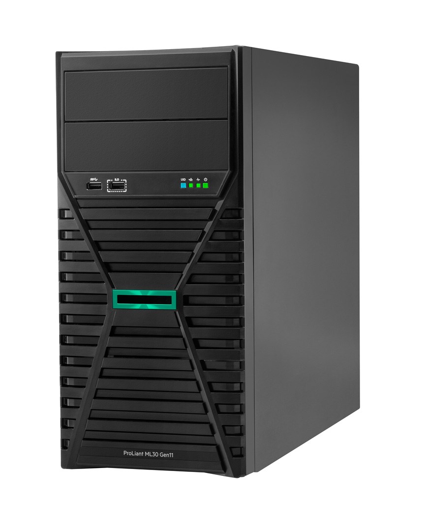 HPE ProLiant ML30 Gen11 E-2434 3.4GHz 4c 1P 32GB-U 4LFF 2x960GB SSD 800W RPS EU Server P77232-425 - obrazek 3