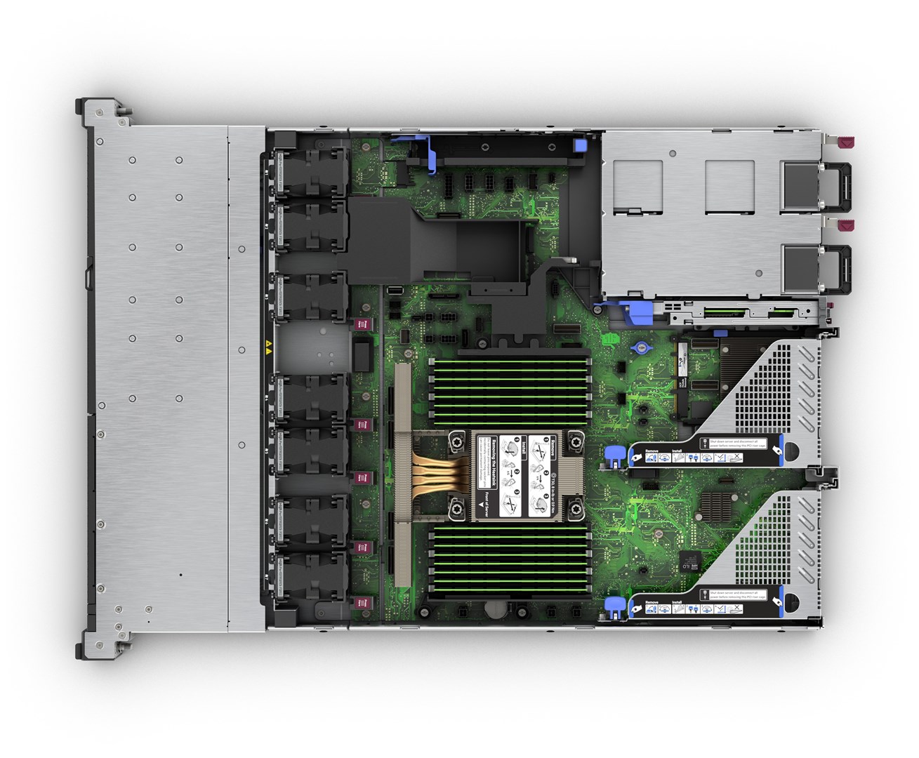 HPE ProLiant DL320 Gen11 6530 2.1GHz 32c 1P 128GB-R 10SFF MR416i-o 3x2.4TB HDD 2x1000W PS EU Server P78088-425 - obrazek 4