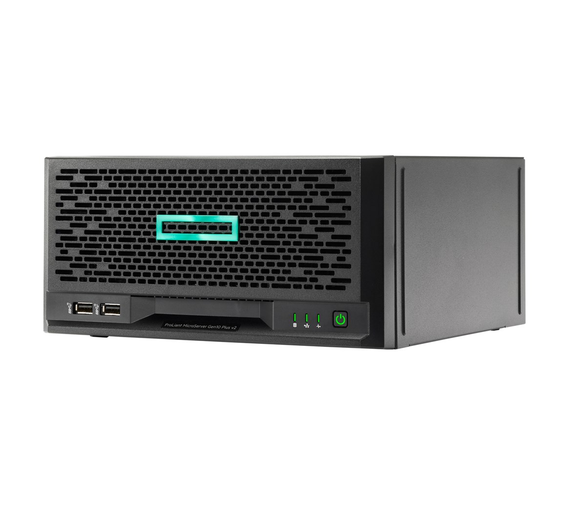HPE ProLiant MicroServer Gen10 Plus v2 G6405 2-core 16GB-U VROC 4LFF-NHP 180W External PS Server P54644-421 - obrazek 3