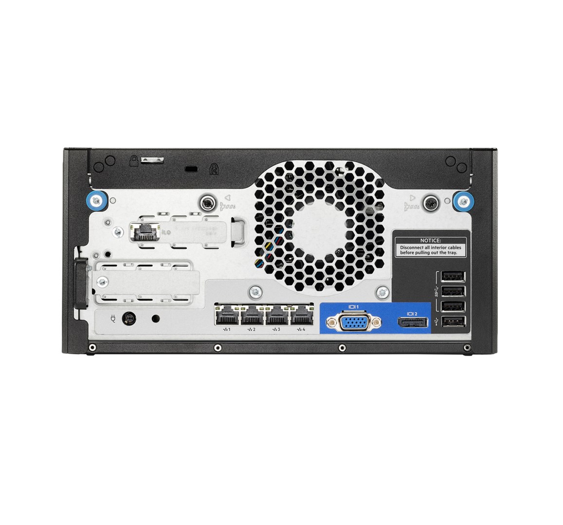 HPE ProLiant MicroServer Gen10 Plus v2 E-2314 4-core 16GB-U VROC 4LFF-NHP 180W External PS Server P54649-421 - obrazek 4