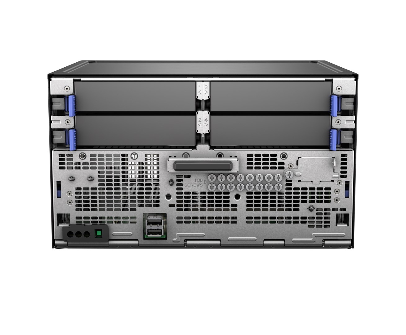 HPE ProLiant MicroServer Gen11 E-2434 4c 32GB-U 4LFF-NHP 2x4TB HDD 180W External PS EMEA Cmp Mod Svr P75207-425 - obrazek 4