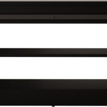 Szafka RTV GRANERO 200×56,7×35 czarny/czarny poł