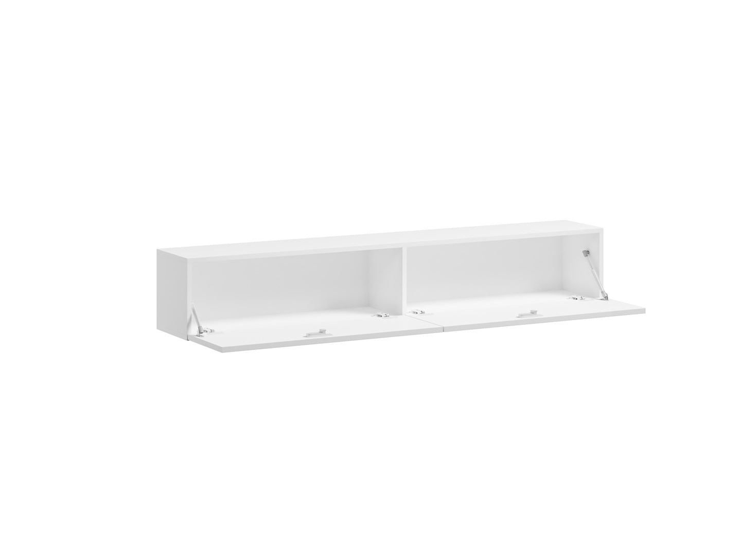 Szafka RTV VIGO '180' 30/180/40 biały/ biały połysk - obrazek 3