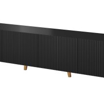 Szafka RTV PAFOS 200x40x52 czarny mat