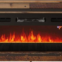 Szafka RTV GRANERO+kominek 200×56,7×35 old wood