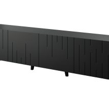 Szafka RTV BARI 200x42x52 czarny mat