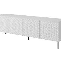 Szafka RTV HOLE 190×40,5xH59,5 biały mat