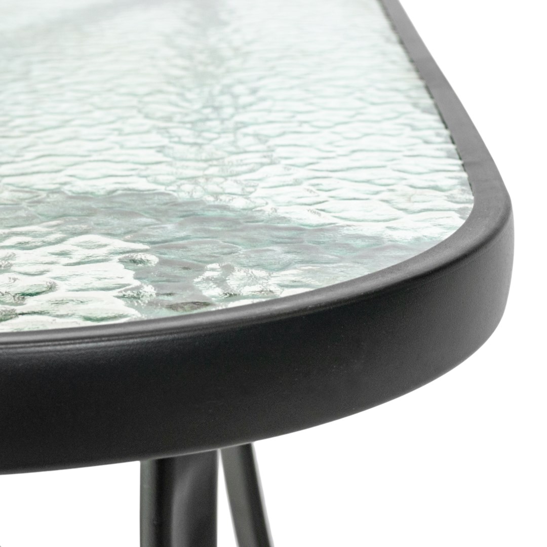 Stół ogrodowy ze szklanym blatem NEPTUN 150x90x70 - obrazek 3