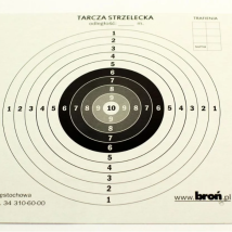 Tarcze papierowe 17×17 cm 100 szt.