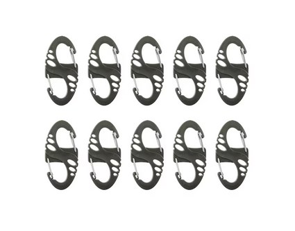 Zestaw karabińczyków Mil-Tec S-Hook – Zielony