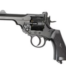 Rewolwer WEBLEY MKVI .455 Police kal.4,5 mm Diabolo łuski 6-strzał. lufa 4″ CO2 Black Ekp do17J