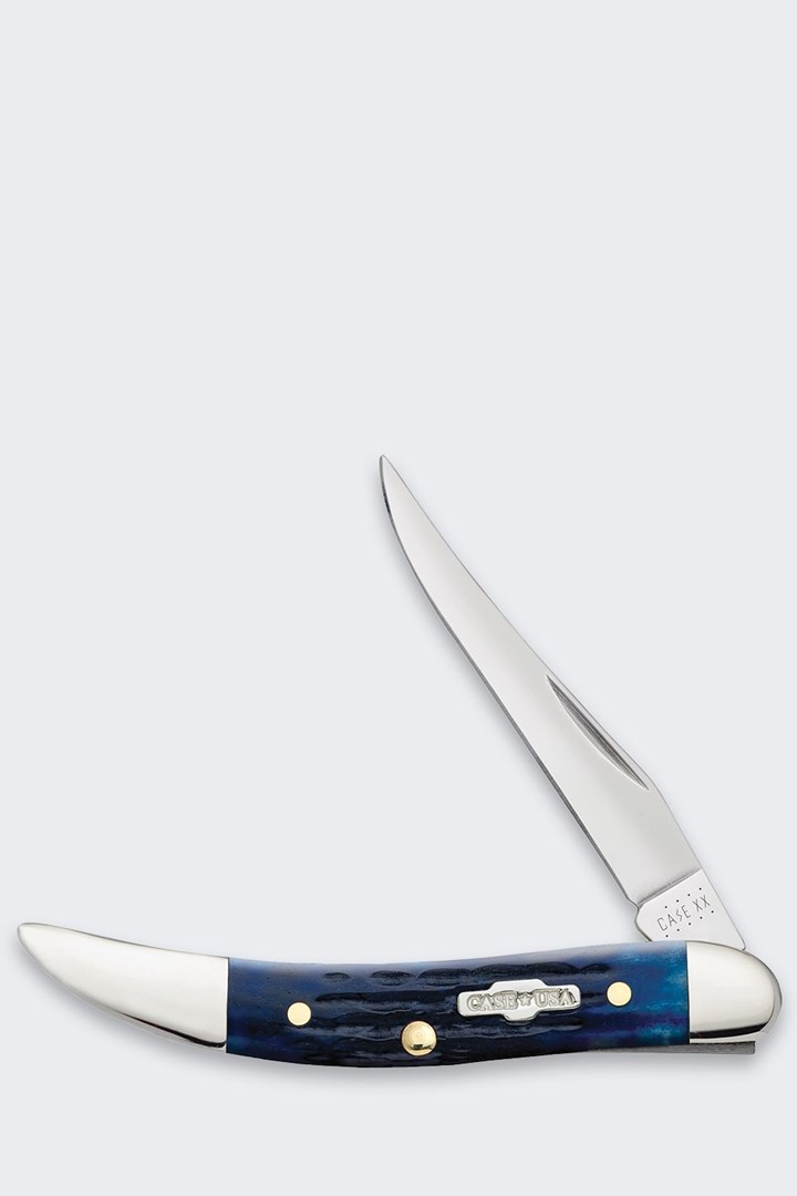 Nóż Case Rogers Mini Trapper SS Blue Bone