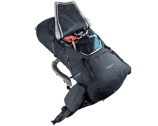 Plecak turystyczny Deuter Aircontact Pro 85+10 black - obrazek 4