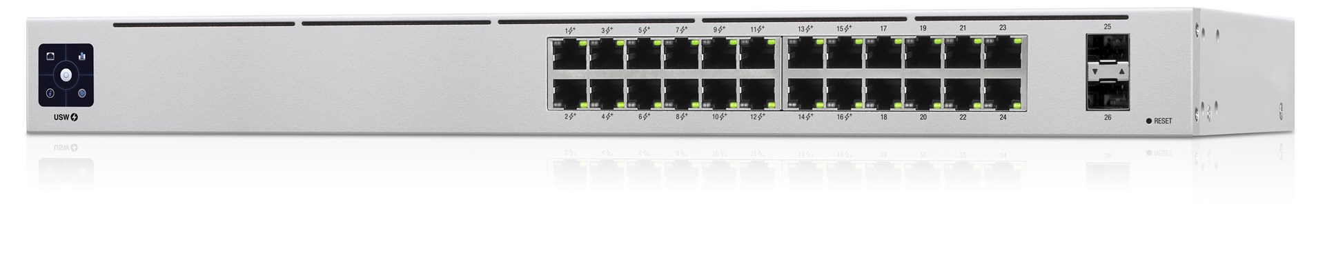 Switch Ubiquiti UniFi Standard 24 PoE 26p PoE ( PoE+: 16;) Managed Gigabit (USW-24-POE-EU) - obrazek 4