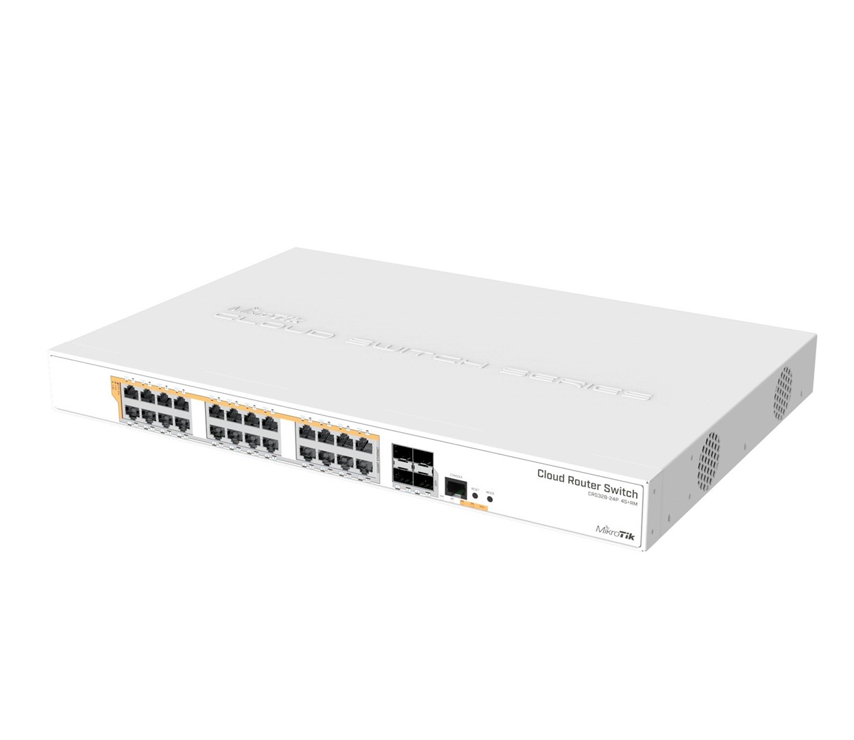 Switch Mikrotik CRS328-24P-4S+RM 28p PoE (PoE+: 24;) 450W Managed Gigabit/10G - obrazek 3