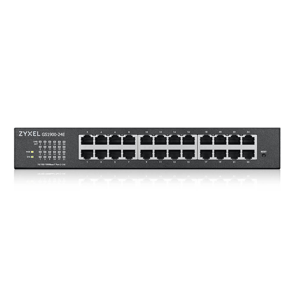 Switch Zyxel GS1900-24E 24p Managed Gigabit - obrazek 4