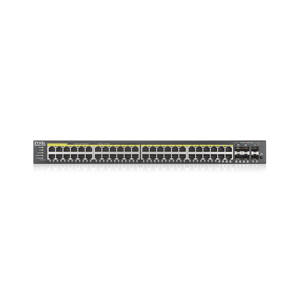 Switch Zyxel GS2220-50HP 50p PoE (PoE+: 48;) 375W Managed Gigabit - obrazek 3