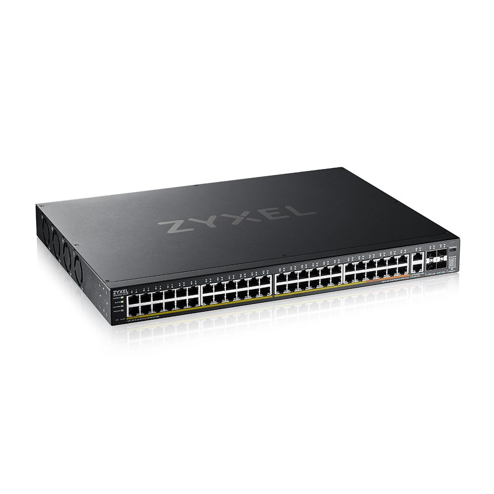 Switch Zyxel XGS2220-54HP 54p PoE (PoE+: 40;PoE++: 10) 600W Managed Gigabit/10G - obrazek 3