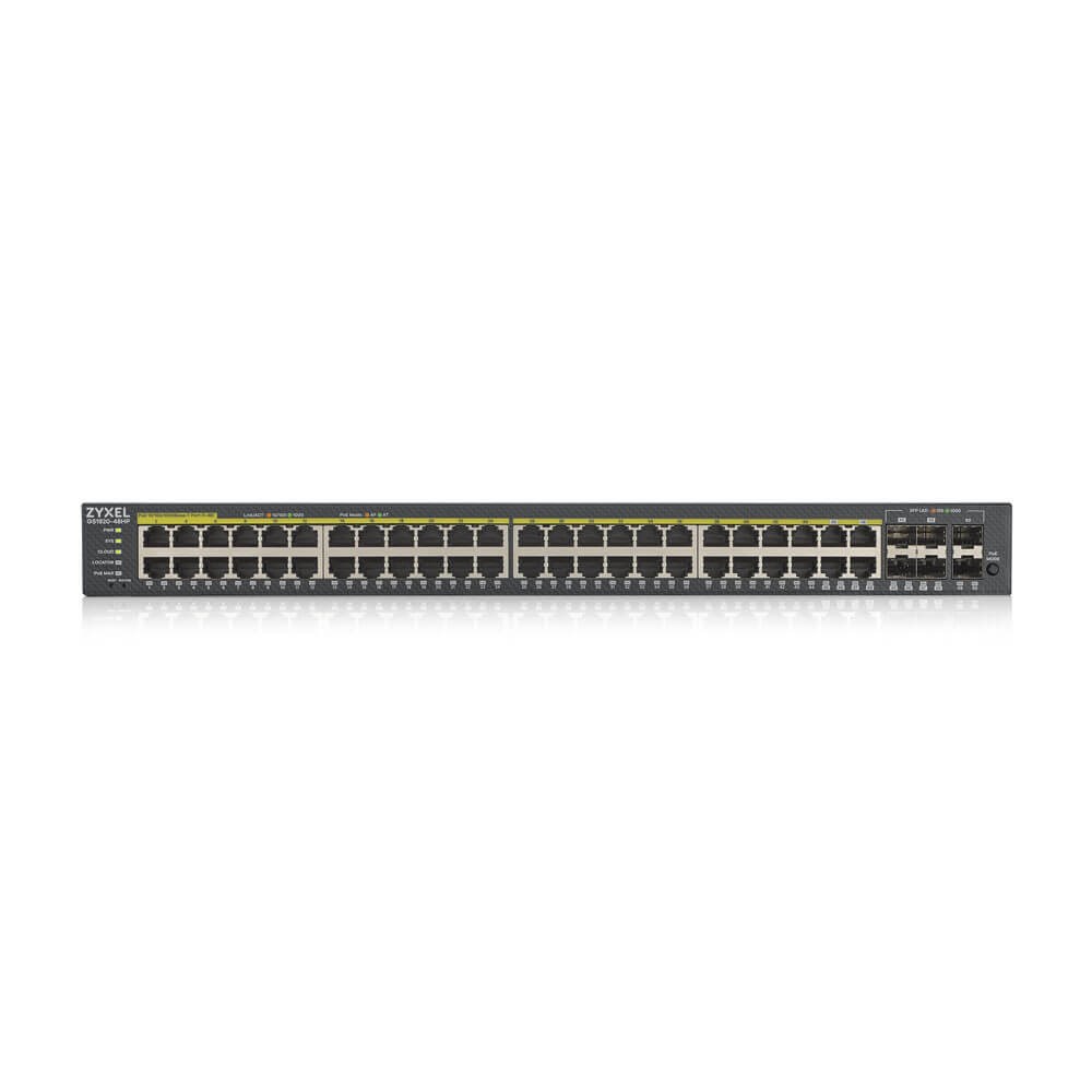 Switch Zyxel GS1920-48HP 50p PoE (PoE+: 48;) 375W Managed Gigabit - obrazek 3
