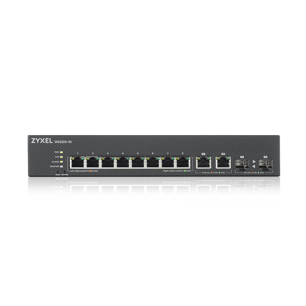 Switch Zyxel GS2220-10 10p Managed Gigabit - obrazek 3