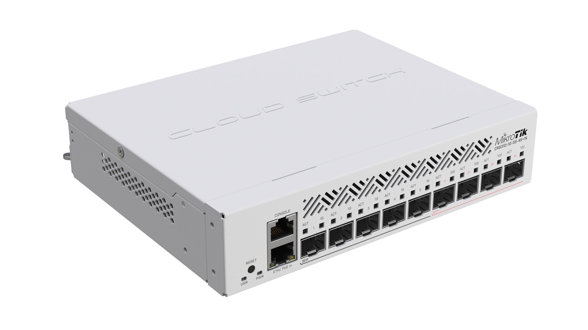 Switch Mikrotik CRS310-1G-5S-4S+IN 10p Managed Gigabit/10G - obrazek 4