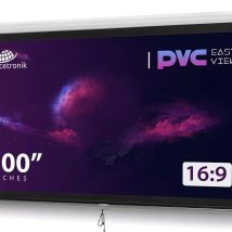 Ekran projekcyjny zwijany ręcznie 100″ 16:9