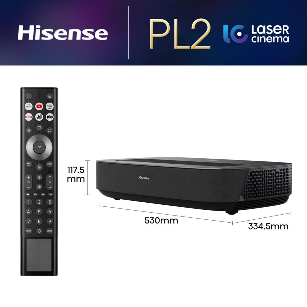 LASER TV HISENSE PL2 80-150” 4K - obrazek 3